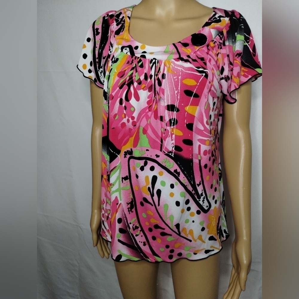 N Touch women's pink size small blouse shirt top